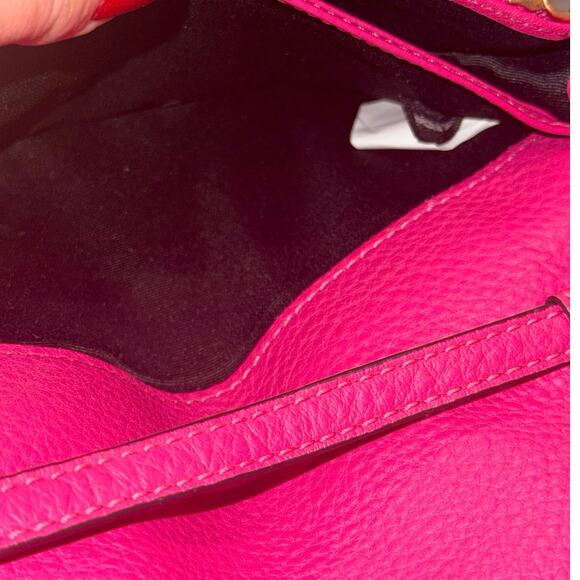 Marc Jacobs Empire City Leather Crossbody Wallet Bag Pink Gold Hardware Designer - Picture 8 of 16